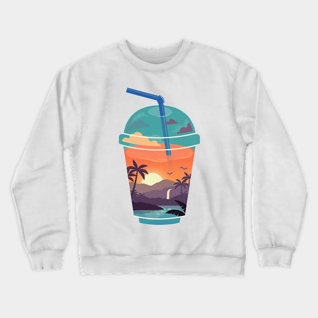 Smooth Tropics Crewneck Sweatshirt by TheChild